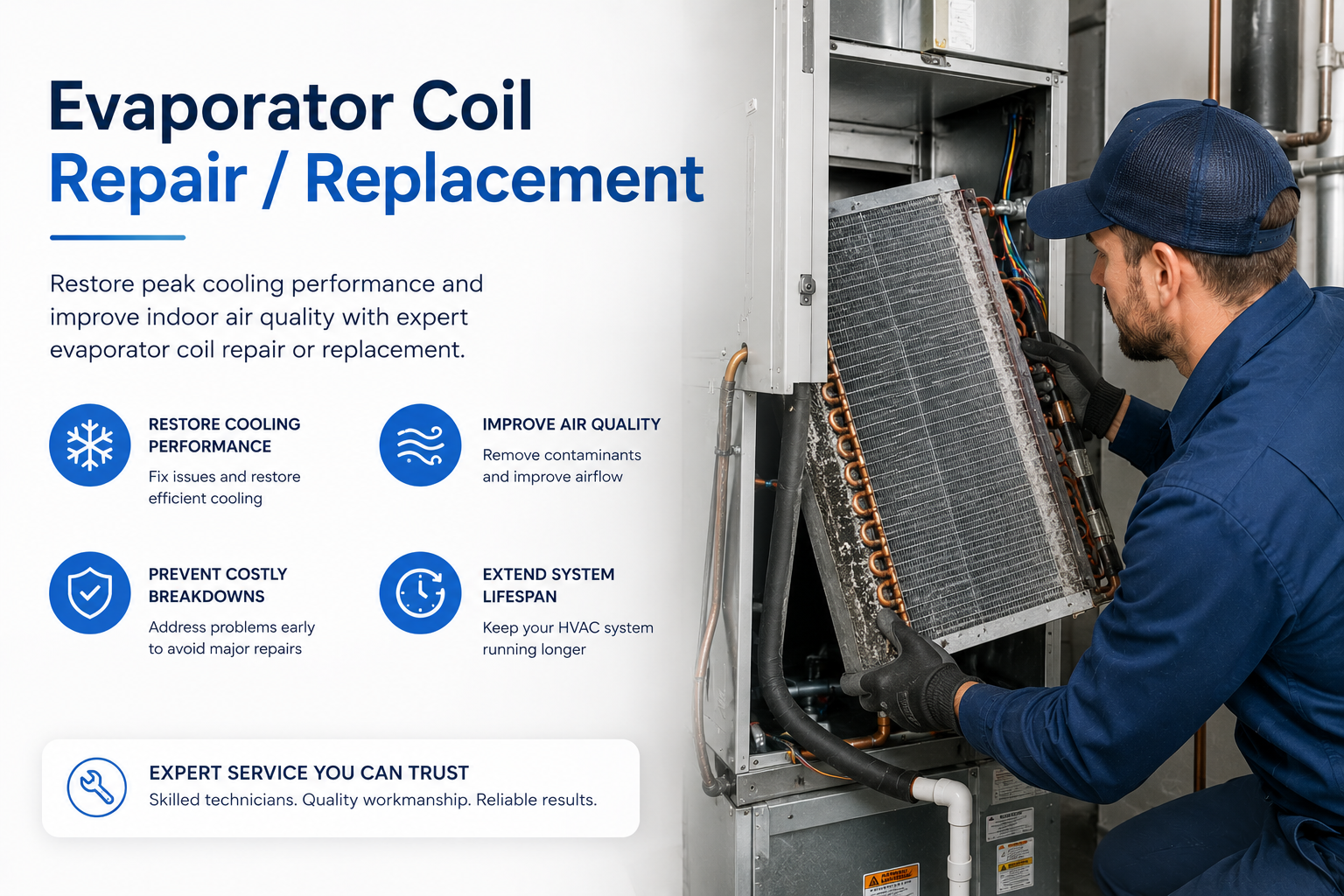 Evaporator Coil Repair / Replacement